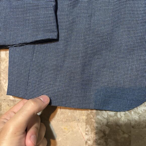 Suitsupply Blazer Mens 44L Pure Wool Sienna Single Breasted Houndstooth Canonico - Picture 6 of 16